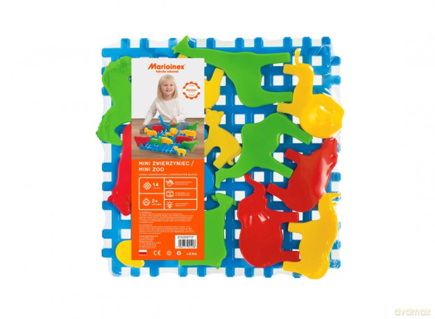 Klocki Konstrukcyjne Waffle 13 Mini Zwierzyniec [KLOCKI]