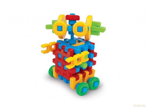 Klocki Konstrukcyjne Waffle 34 Robot [KLOCKI]