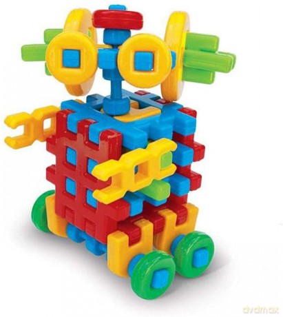 Klocki Konstrukcyjne Waffle 34 Robot [KLOCKI]