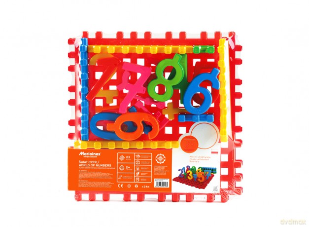 Klocki Konstrukcyjne Waffle 39 Świat Cyfr Mini [KLOCKI]