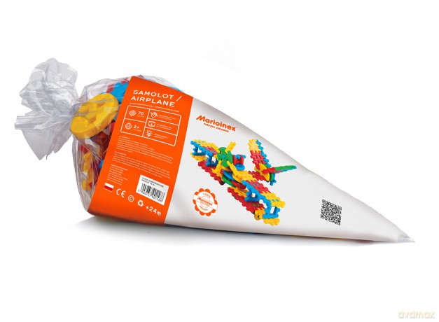 Klocki Konstrukcyjne Waffle 70 Samolot [KLOCKI]