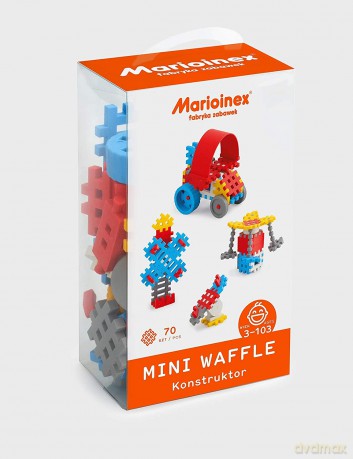 Klocki Konstruktor Waffle Mini 70 dla chłopców [KLOCKI]