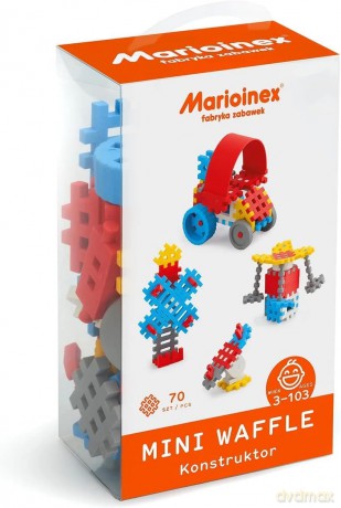 Klocki Konstruktor Waffle Mini 70 dla chłopców [KLOCKI]