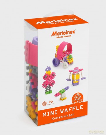 Klocki Konstruktor Waffle Mini 70 dla dziewczynek [KLOCKI]