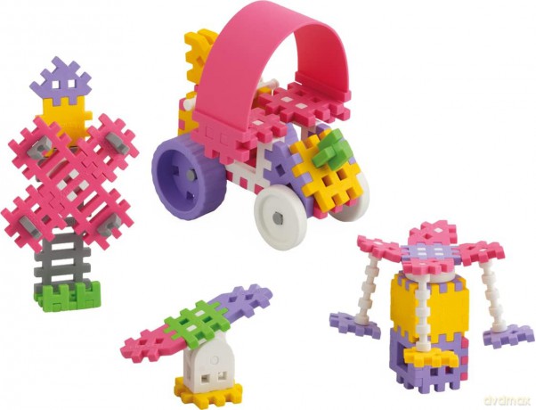 Klocki Konstruktor Waffle Mini 70 dla dziewczynek [KLOCKI]