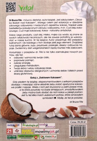 Kokosowe Przepisy na Zdrowie. Książka Kucharska Doktora Fifea - Bruce Fife [KSIĄŻKA]