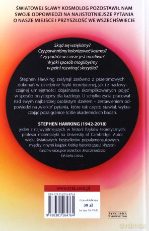 Krótkie Odpowiedzi na Wielkie Pytania - Stephen Hawking [KSIĄŻKA]