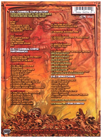 Cannibal Corpse: Centuries Of Torment [3DVD]