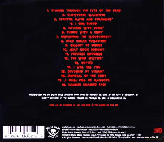 Cannibal Corpse: Live Cannibalism [CD]