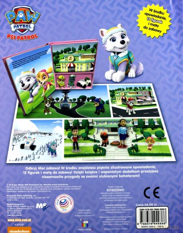 Moc Zabawy 12 Figurek i Mata do Zabawy Psi Patrol [KSIĄŻKA]