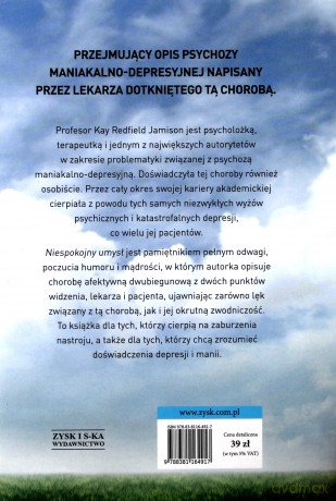 Niespokojny Umysł - Kay Redfield Jamison [KSIĄŻKA]