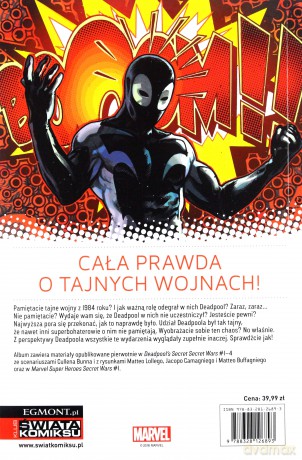 Tajne. Tajne Wojny Deadpoola - Cullen Bunn, Matteo Lolli [KOMIKS]