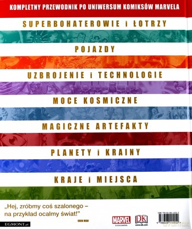 Ultimate Marvel. Encyklopedia Superbohaterów, Arcyłotrów, Technologii i Pojazdów - Adam Bray, Lorraine Cink, Melanie Scott [KSIĄŻKA]