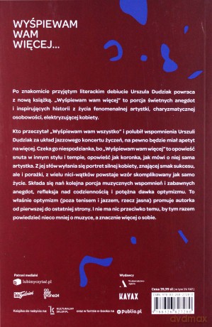 Wyśpiewam wam więcej - Urszula Dudziak [KSIĄŻKA]