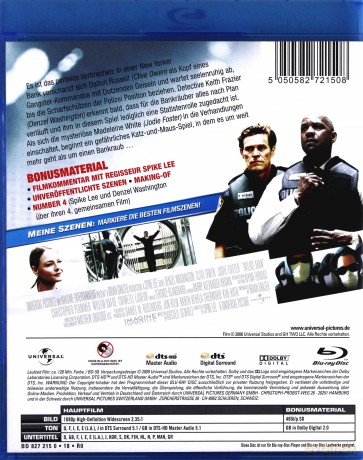 Inside Man (Plan doskonały) [Blu-Ray]