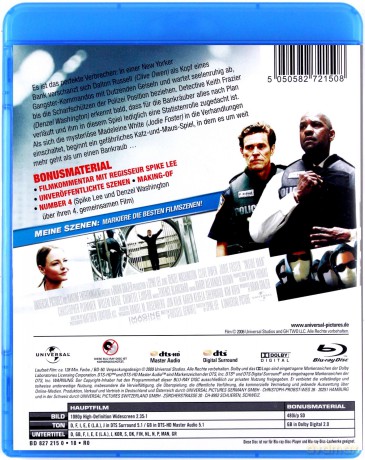 Inside Man (Plan doskonały) [Blu-Ray]