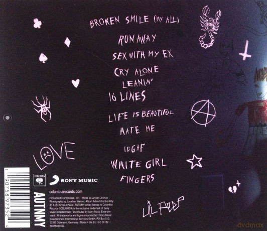 Lil Peep: Come Over When You're Sober, Pt. 2 [CD]