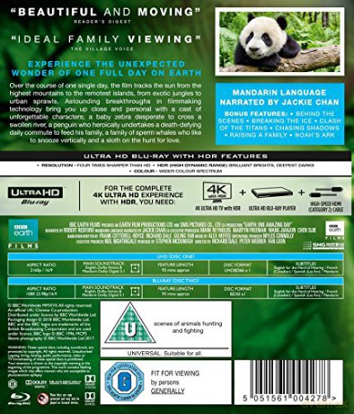 Earth - One Amazing Day (BBC) [Blu-Ray 4K]+[Blu-Ray]