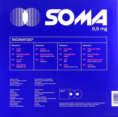 Taconafide: Taconafide: Soma 0,5mg [2xWinyl]