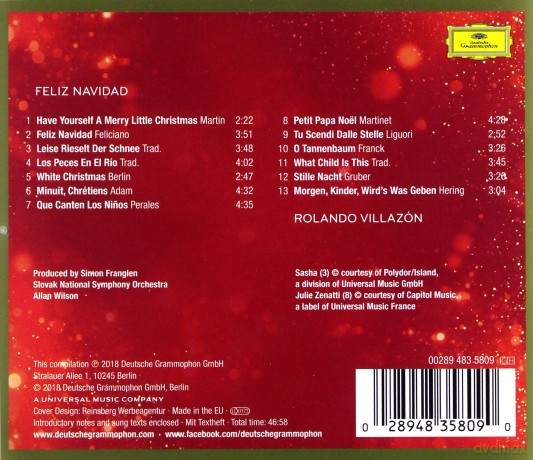 Rolando Villazon: Feliz Navidad [CD]