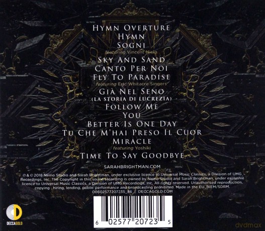 Sarah Brightman: Hymn (PL) [CD]
