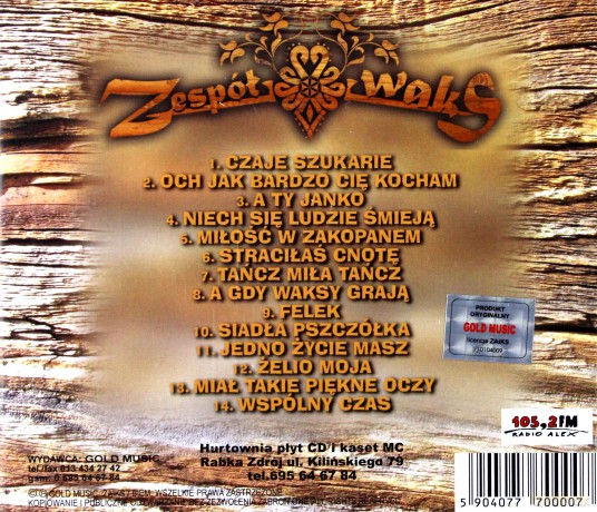 Zespół WAKS: Miłość w Zakopanym [CD]