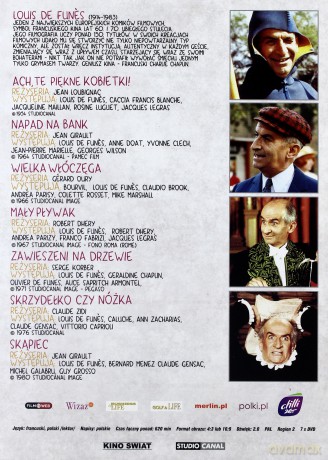 Louis De Funes Kolekcja Filmowa BOX 1-2 [14DVD]