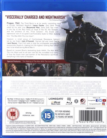 The Man With the Iron Heart (Kryptonim HHhH) [Blu-Ray]