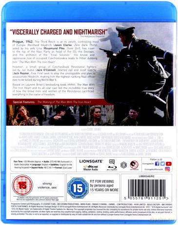 The Man With the Iron Heart (Kryptonim HHhH) [Blu-Ray]