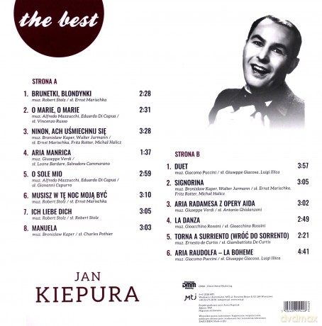 Jan Kiepura: The best - Brunetki, blondynki [Winyl]