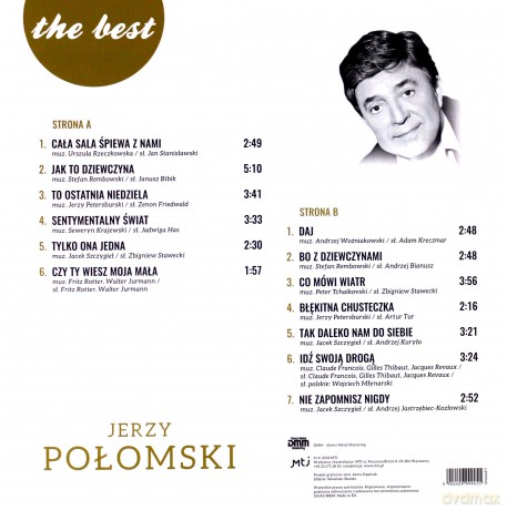Jerzy Połomski: The best - Nie zapomnisz nigdy [Winyl]