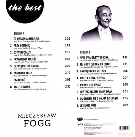 Mieczysław Fogg: The best - Jesienne róże [Winyl]