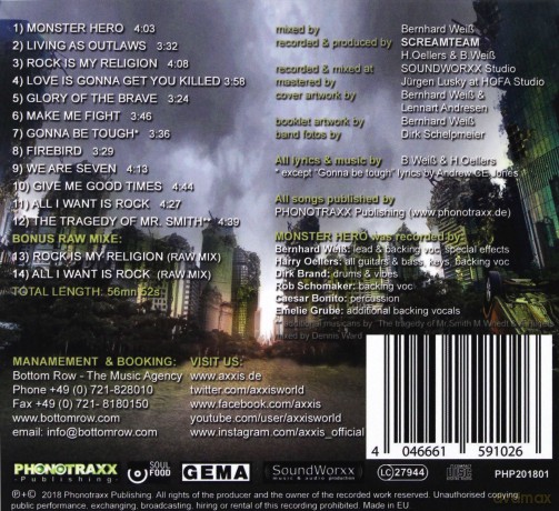 Axxis: Monster Hero (digipack) [CD]