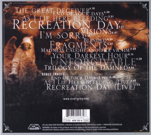 Evergrey: Recreation Day (digipack) [CD]