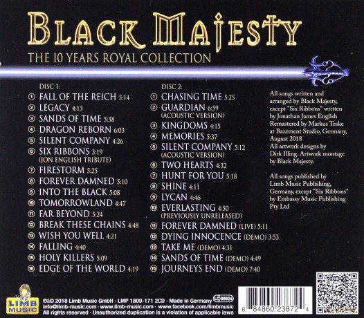 Black Majesty: The 10 Years Royal Collection [2CD]