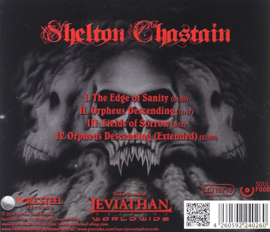 Shelton Chastain: The Edge Of Sanity 88 Demo Session [CD]