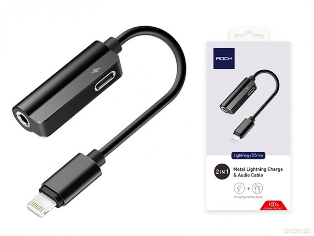 Kabel Adapter Lightning do AUX Audio Jack (Rock)