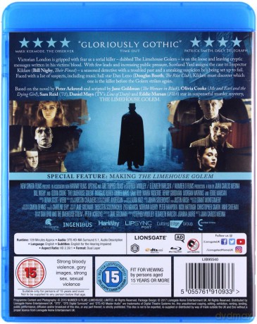 The Limehouse Golem (Golem z Limehouse) [Blu-Ray]