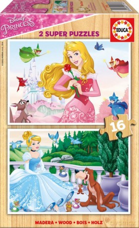 EDUCA 2x16 el. Księżniczki Disneya [PUZZLE]
