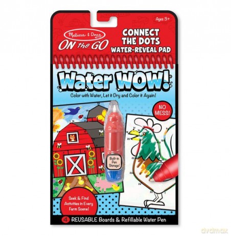 Kolorowanka Water Wow! - Farma, Połącz kropki [KSIĄŻKA]