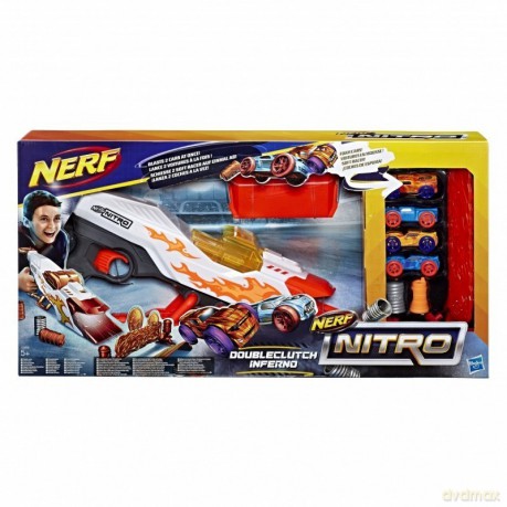 Nerf Wyrzutnia Nitro Double Clutch Inferno