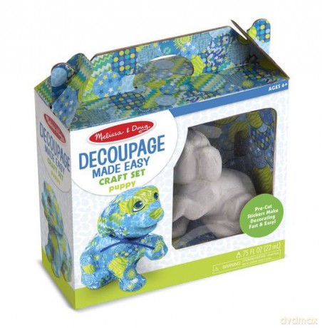 Zestaw kreatywny do decoupage - Szczeniaczek