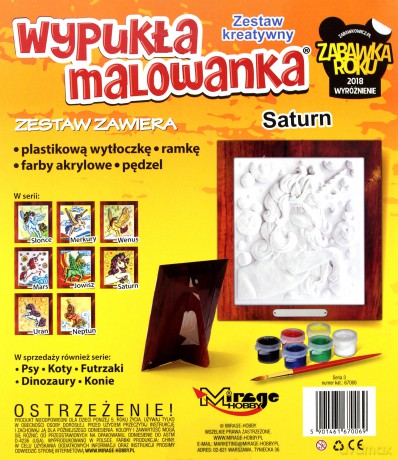 Zestaw kreatywny wypukła malowanka Jednorożec Saturn