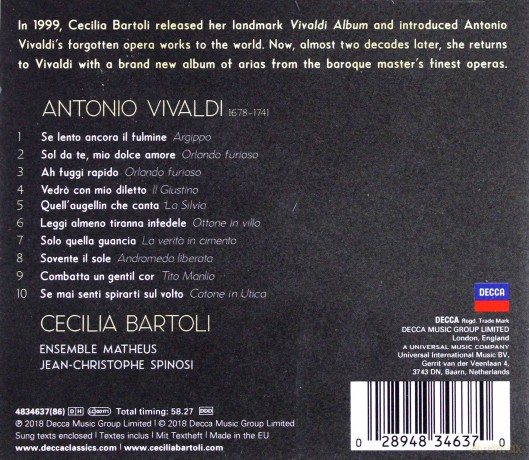 Cecilia Bartoli: Antonio Vivaldi (PL) [CD]