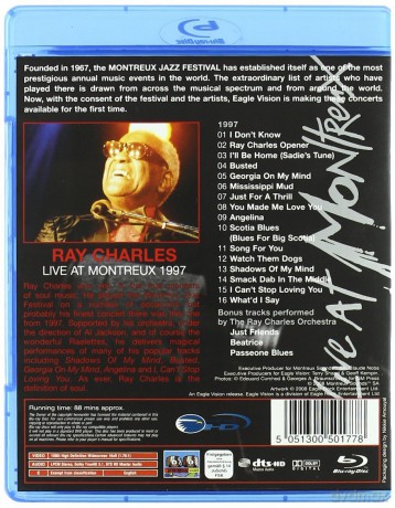 Ray Charles: Live At Montreux 1997 [Blu-Ray]