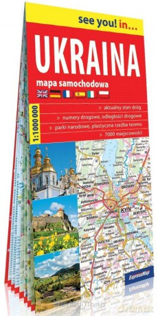See you! in...Ukraina 1:1 000 000 mapa samochodowa