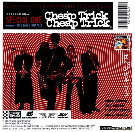 Cheap Trick: Special One [CD]