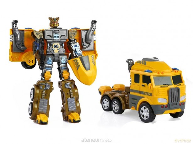 Składany Auto-Robot Ciężarówka Yellow