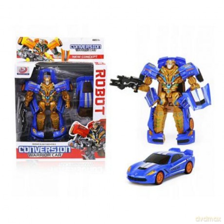 Składany Auto-Robot Transformers Wojownik Blue