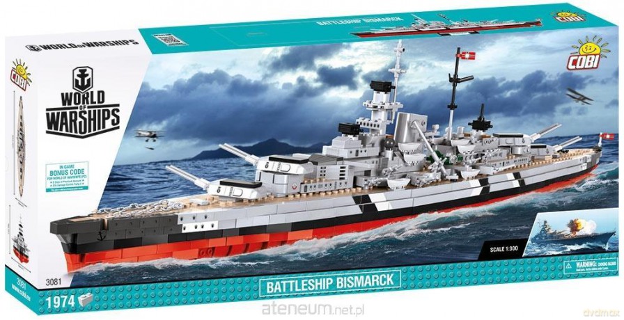 Small Army WOWS Battleship Bismark [KLOCKI]